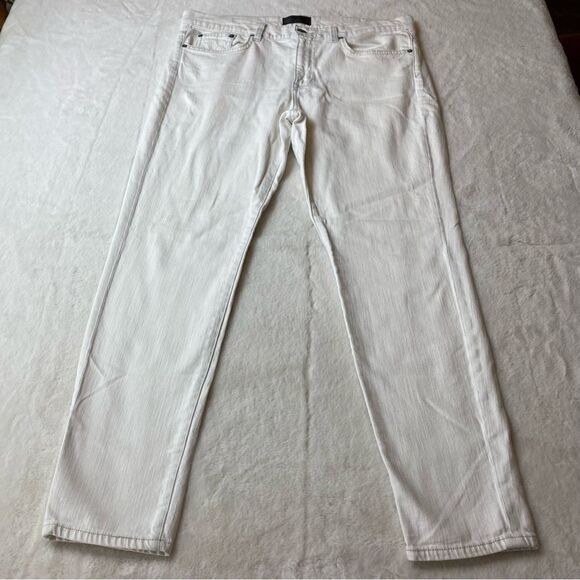 Vince 5 Pocket Rolled Denim Jeans Color Bleached Out Size 31 - Picture 1 of 15